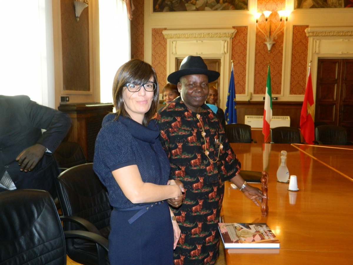 Visita dell'ambasciatore della Nigeria